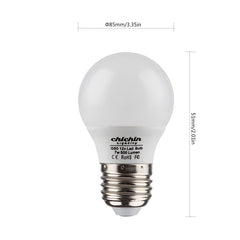 ChiChinLighting Low Voltage 12 Volt 7 Watt LED Light Bulb - E26/E27 Standard Base - Daylight White (Cool White) 6000k 7w Light Bulb – AC DC Compatible- RV, Marine LED Lights