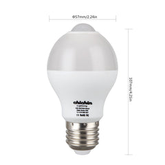 ChiChinLighting® 6w Warm White LED Motion Sensor Induction Detection LED Lamp Light Bulb Warm White LED Lights