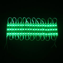 ChiChinLighting® Green 100pcs (20pcs x 5packs) Samsung 5630 SMD 3p LED Module Waterproof Super Bright LED Modules Sign LED Light 12V Green LED Modules